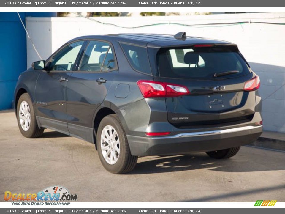 2018 Chevrolet Equinox LS Nightfall Gray Metallic / Medium Ash Gray Photo #2