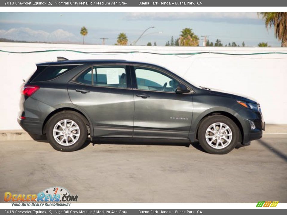 2018 Chevrolet Equinox LS Nightfall Gray Metallic / Medium Ash Gray Photo #10