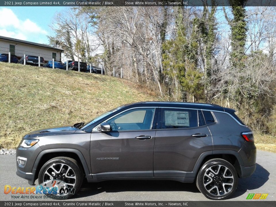 2021 Jeep Compass Limited 4x4 Granite Crystal Metallic / Black Photo #1