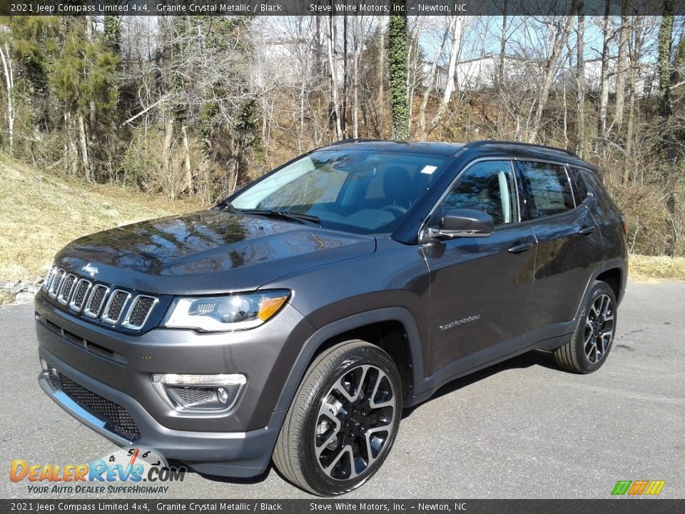 2021 Jeep Compass Limited 4x4 Granite Crystal Metallic / Black Photo #2