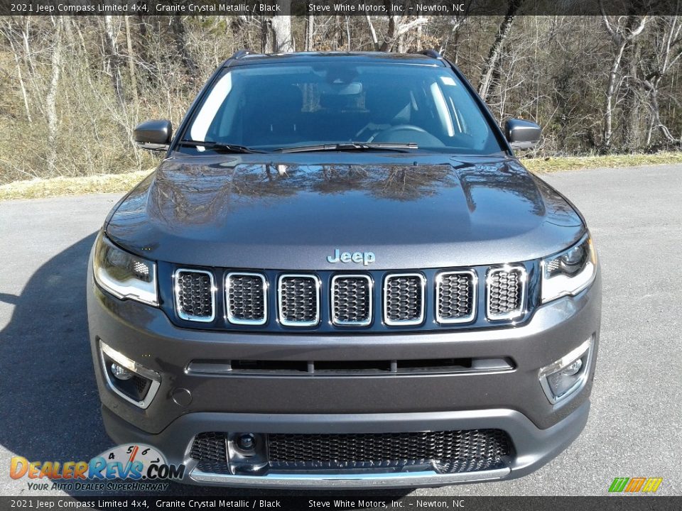 2021 Jeep Compass Limited 4x4 Granite Crystal Metallic / Black Photo #3