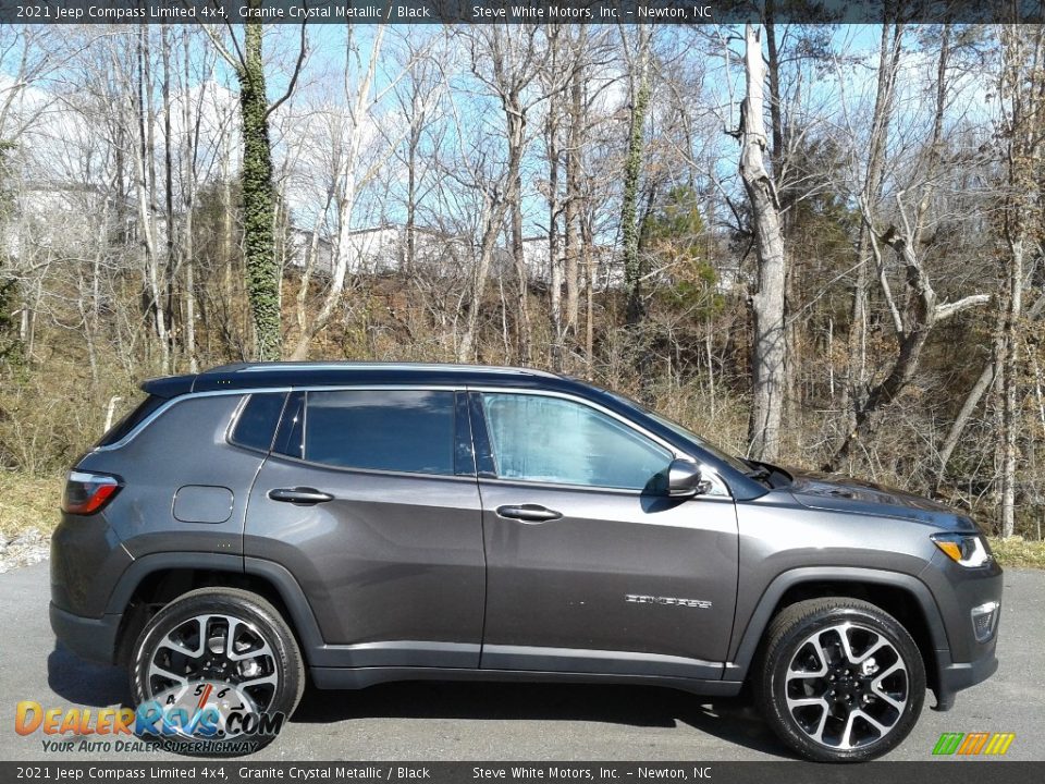 2021 Jeep Compass Limited 4x4 Granite Crystal Metallic / Black Photo #5