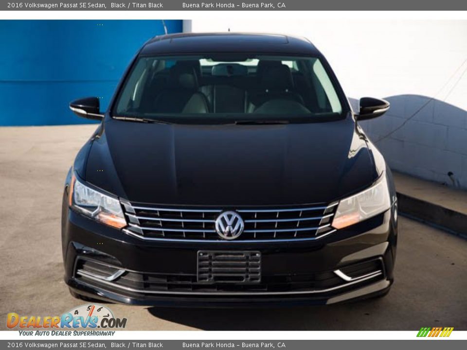 2016 Volkswagen Passat SE Sedan Black / Titan Black Photo #7