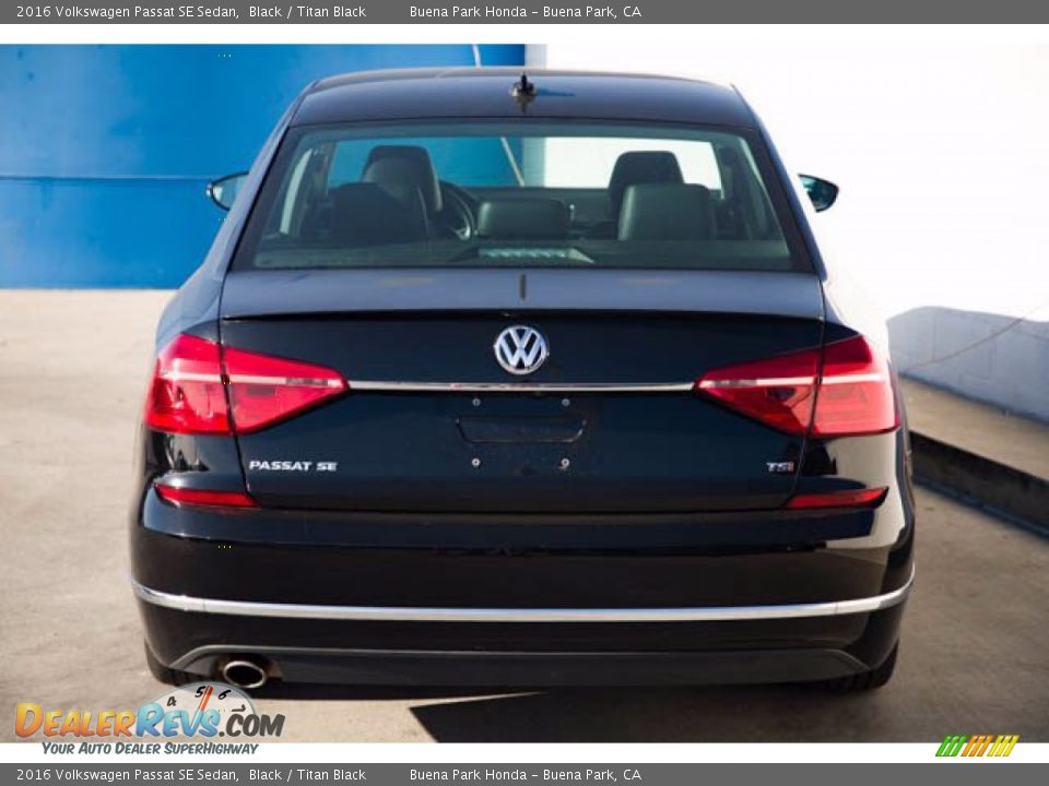 2016 Volkswagen Passat SE Sedan Black / Titan Black Photo #11