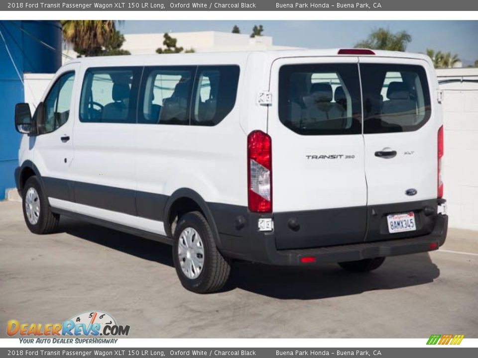 2018 Ford Transit Passenger Wagon XLT 150 LR Long Oxford White / Charcoal Black Photo #2