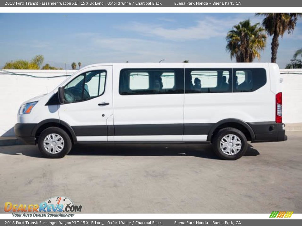 2018 Ford Transit Passenger Wagon XLT 150 LR Long Oxford White / Charcoal Black Photo #10