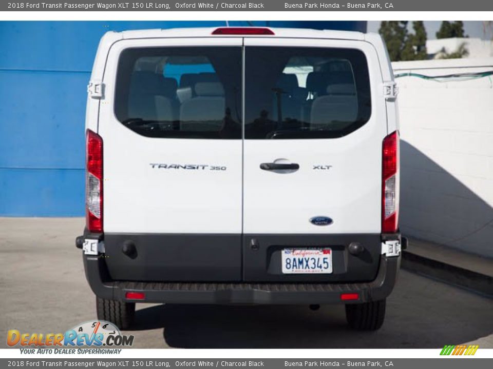 2018 Ford Transit Passenger Wagon XLT 150 LR Long Oxford White / Charcoal Black Photo #11