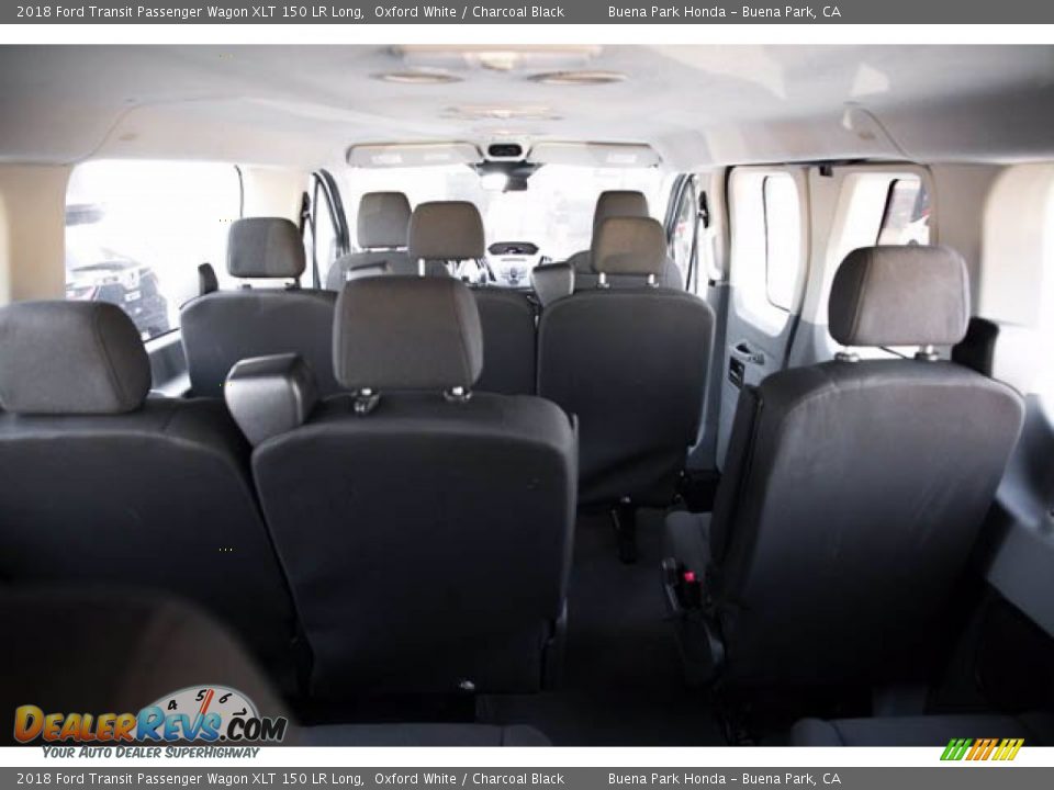 2018 Ford Transit Passenger Wagon XLT 150 LR Long Oxford White / Charcoal Black Photo #15