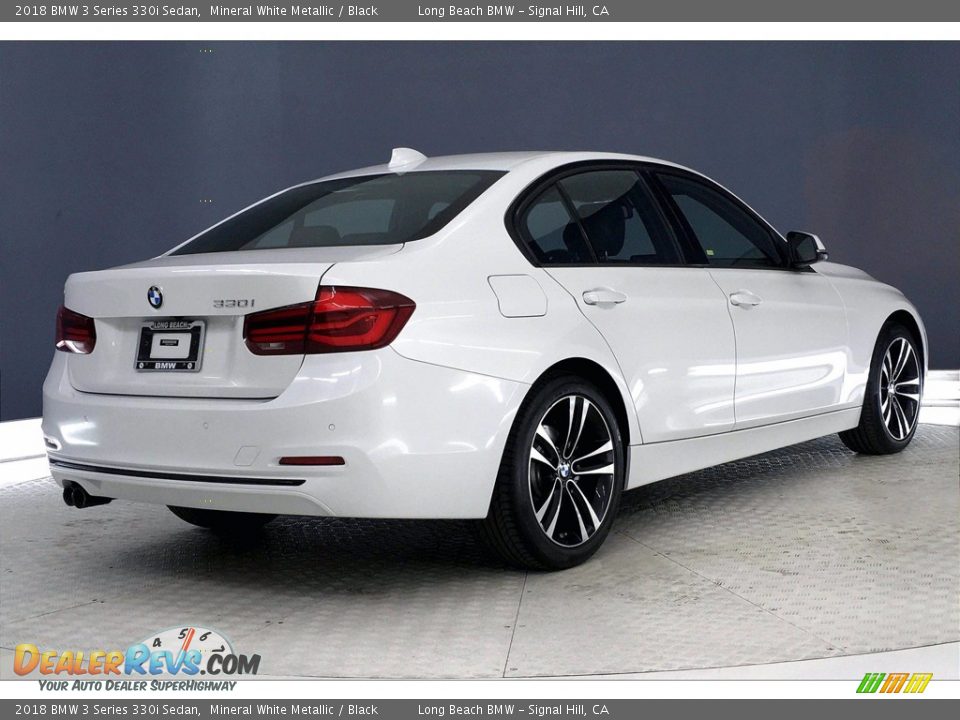 2018 BMW 3 Series 330i Sedan Mineral White Metallic / Black Photo #13