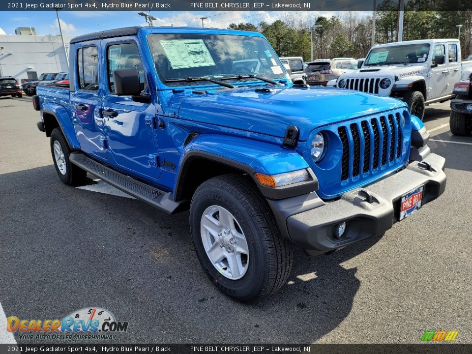 2021 Jeep Gladiator Sport 4x4 Hydro Blue Pearl / Black Photo #1