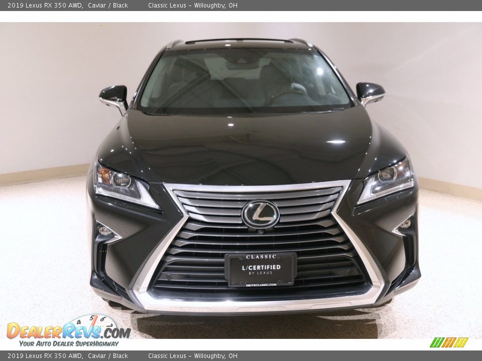 2019 Lexus RX 350 AWD Caviar / Black Photo #2