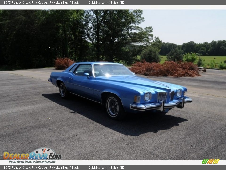 Porcelain Blue 1973 Pontiac Grand Prix Coupe Photo #3