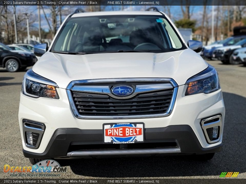 2021 Subaru Forester 2.5i Touring Crystal White Pearl / Black Photo #3