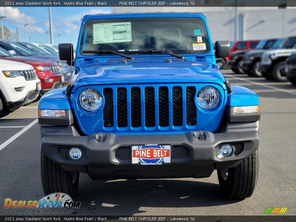 2021 Jeep Gladiator Sport 4x4 Hydro Blue Pearl / Black Photo #3