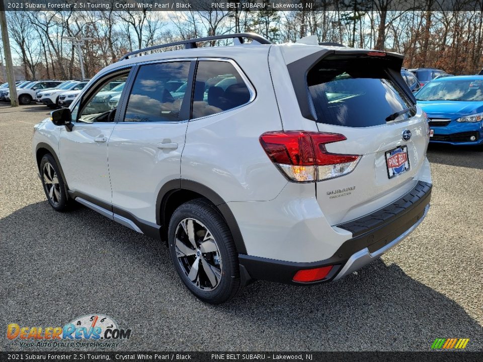 2021 Subaru Forester 2.5i Touring Crystal White Pearl / Black Photo #6