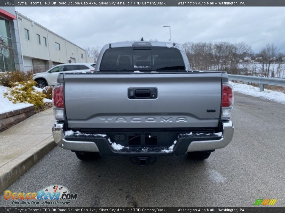 2021 Toyota Tacoma TRD Off Road Double Cab 4x4 Silver Sky Metallic / TRD Cement/Black Photo #14