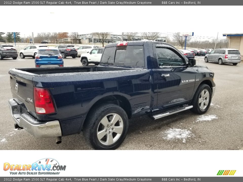 True Blue Pearl 2012 Dodge Ram 1500 SLT Regular Cab 4x4 Photo #5