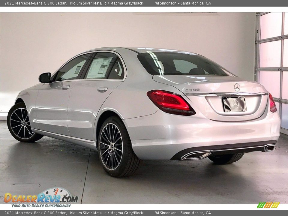 2021 Mercedes-Benz C 300 Sedan Iridium Silver Metallic / Magma Gray/Black Photo #2