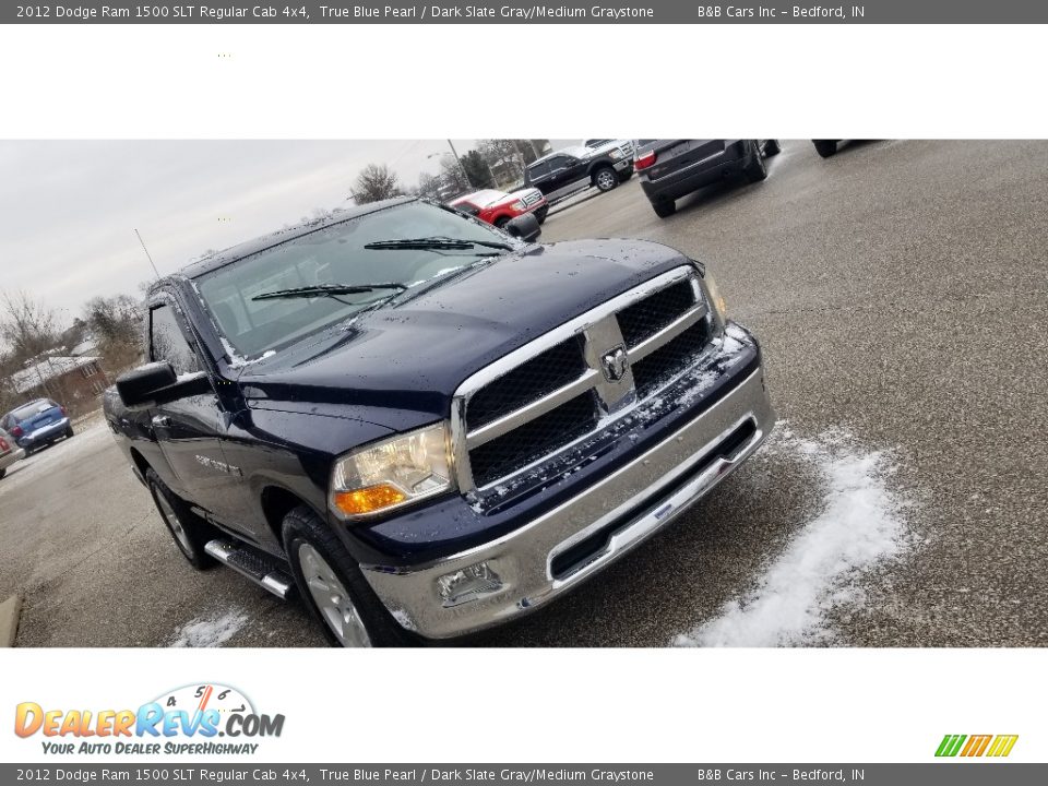 True Blue Pearl 2012 Dodge Ram 1500 SLT Regular Cab 4x4 Photo #7