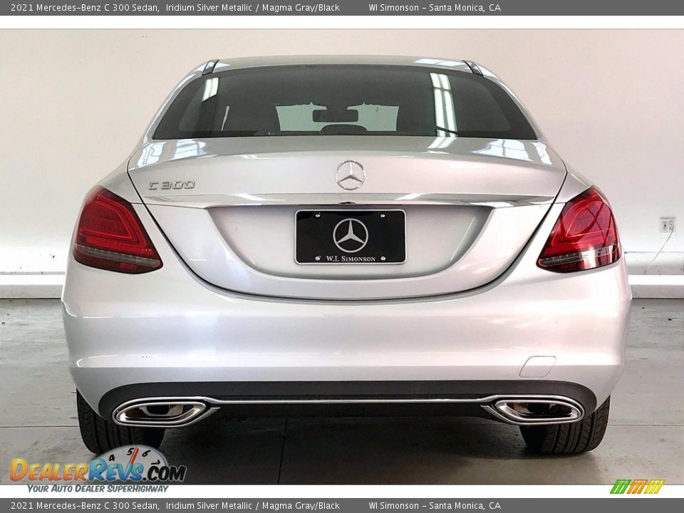 2021 Mercedes-Benz C 300 Sedan Iridium Silver Metallic / Magma Gray/Black Photo #3