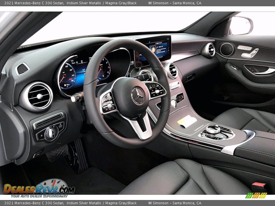 2021 Mercedes-Benz C 300 Sedan Iridium Silver Metallic / Magma Gray/Black Photo #4