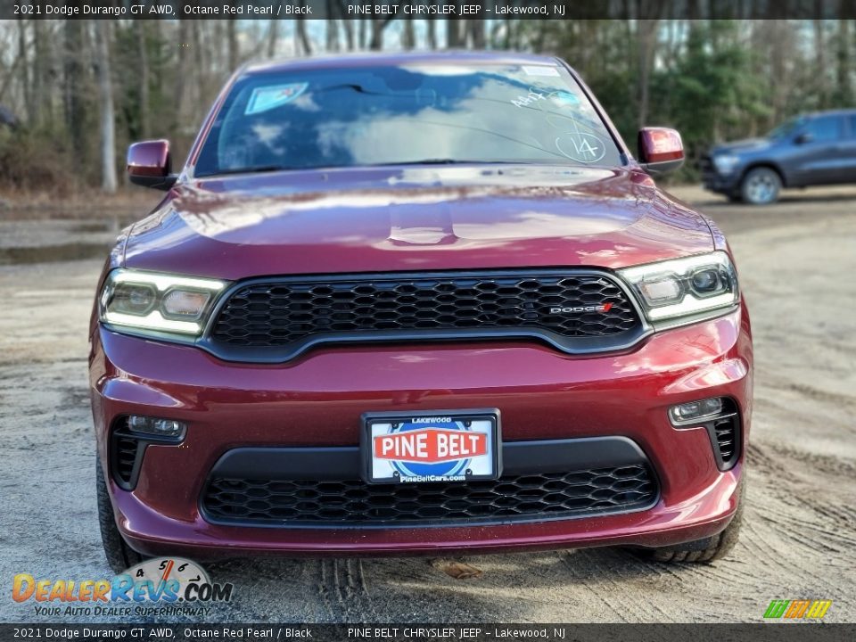 2021 Dodge Durango GT AWD Octane Red Pearl / Black Photo #3