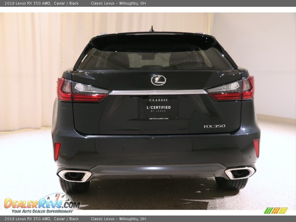 2019 Lexus RX 350 AWD Caviar / Black Photo #24