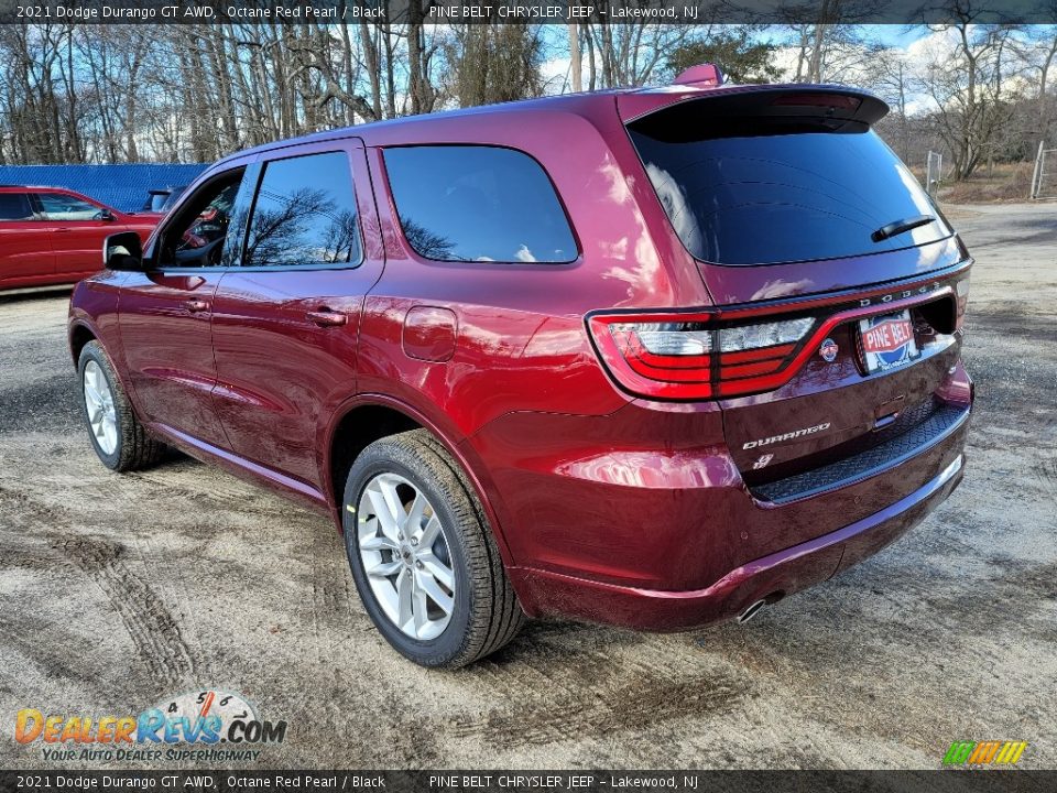 2021 Dodge Durango GT AWD Octane Red Pearl / Black Photo #6