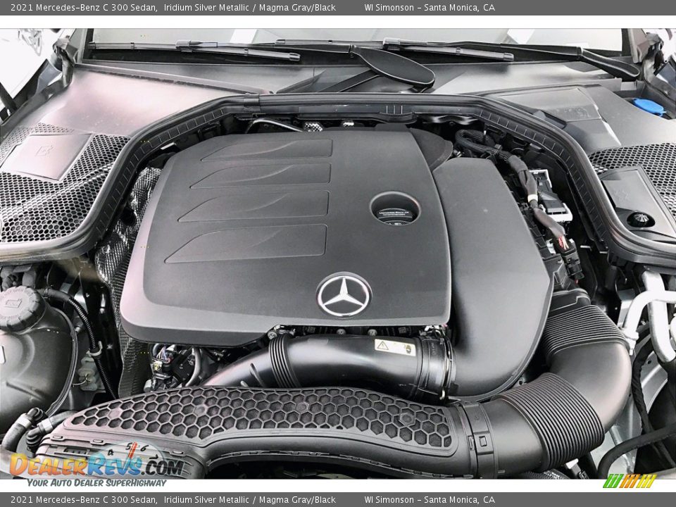 2021 Mercedes-Benz C 300 Sedan Iridium Silver Metallic / Magma Gray/Black Photo #8