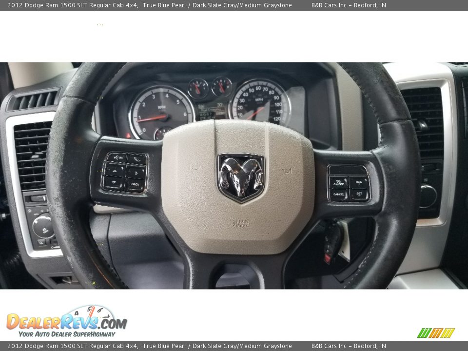 2012 Dodge Ram 1500 SLT Regular Cab 4x4 Steering Wheel Photo #15