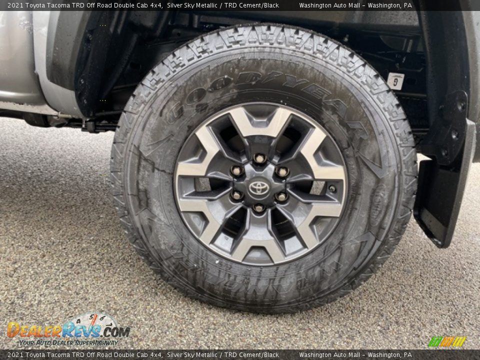2021 Toyota Tacoma TRD Off Road Double Cab 4x4 Silver Sky Metallic / TRD Cement/Black Photo #29