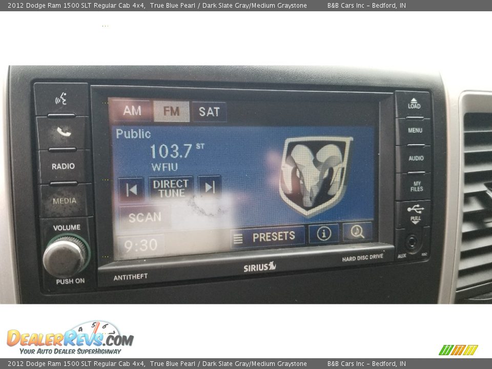 Audio System of 2012 Dodge Ram 1500 SLT Regular Cab 4x4 Photo #18