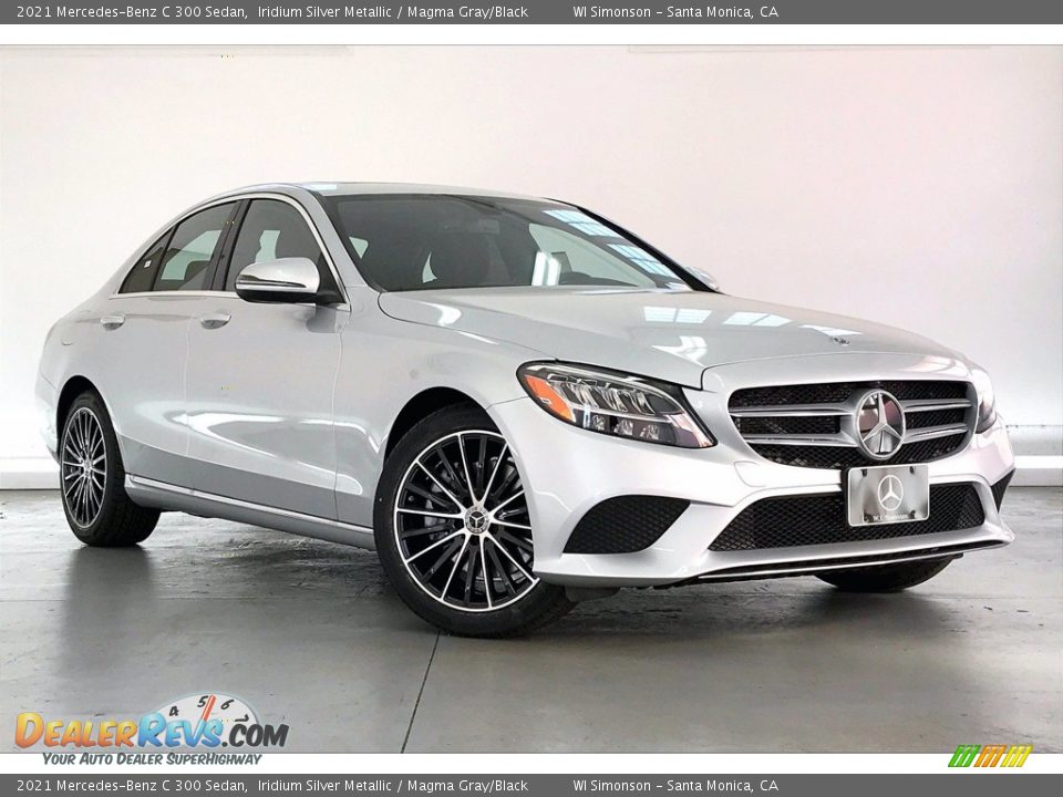 2021 Mercedes-Benz C 300 Sedan Iridium Silver Metallic / Magma Gray/Black Photo #12