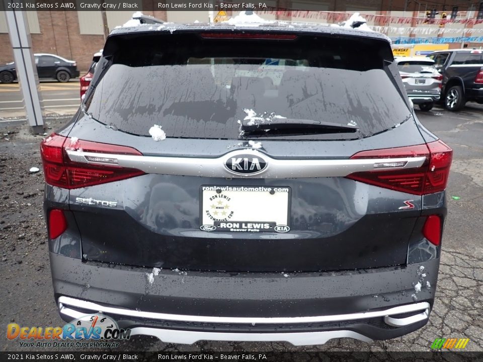 2021 Kia Seltos S AWD Gravity Gray / Black Photo #8