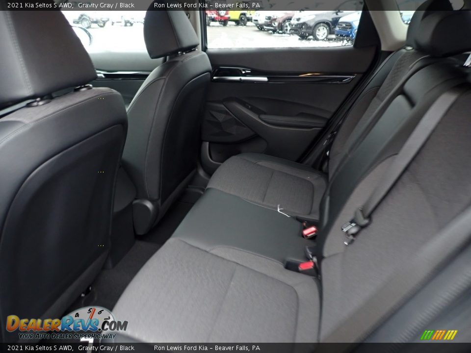 2021 Kia Seltos S AWD Gravity Gray / Black Photo #12