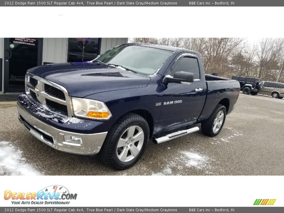 True Blue Pearl 2012 Dodge Ram 1500 SLT Regular Cab 4x4 Photo #26