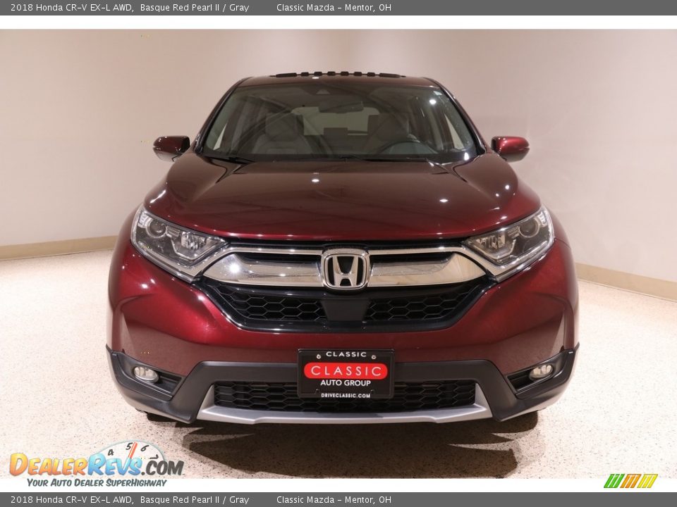 2018 Honda CR-V EX-L AWD Basque Red Pearl II / Gray Photo #2