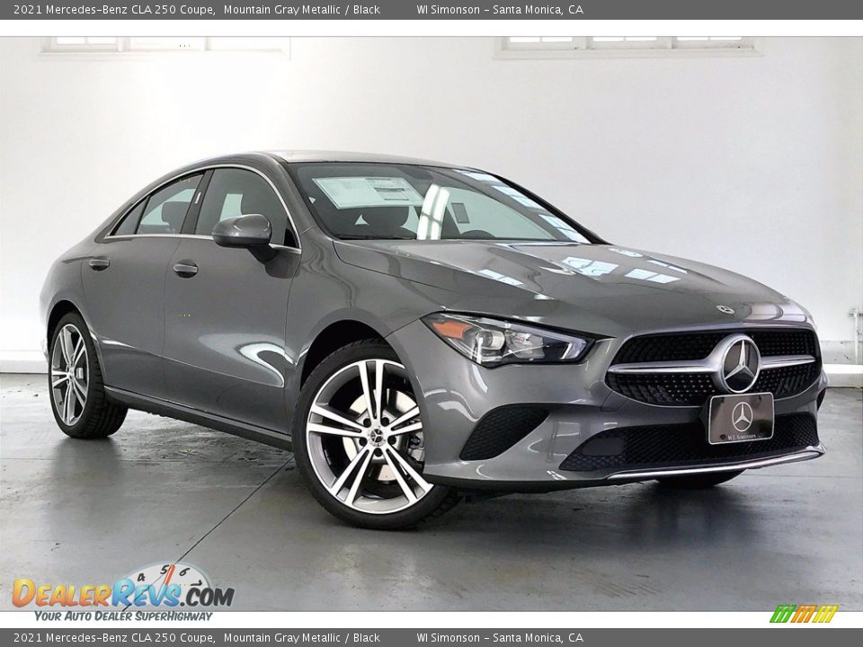 2021 Mercedes-Benz CLA 250 Coupe Mountain Gray Metallic / Black Photo #12