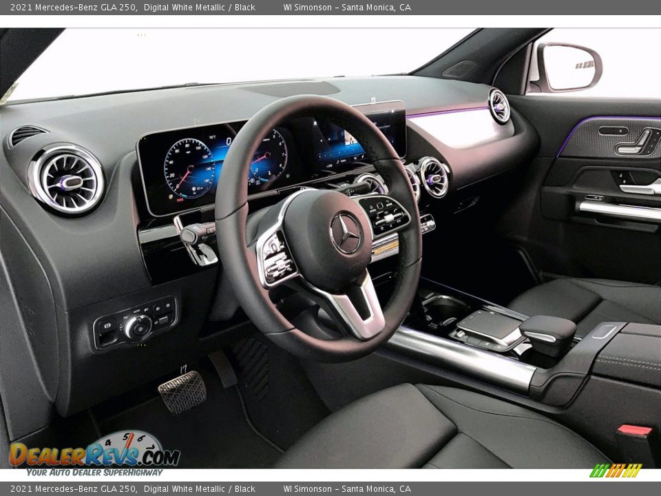 2021 Mercedes-Benz GLA 250 Digital White Metallic / Black Photo #4