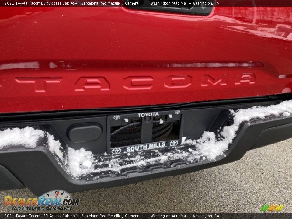 2021 Toyota Tacoma SR Access Cab 4x4 Barcelona Red Metallic / Cement Photo #20