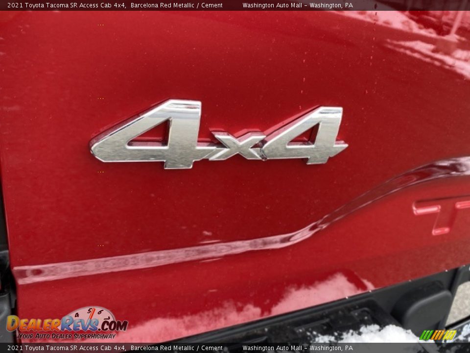 2021 Toyota Tacoma SR Access Cab 4x4 Barcelona Red Metallic / Cement Photo #21