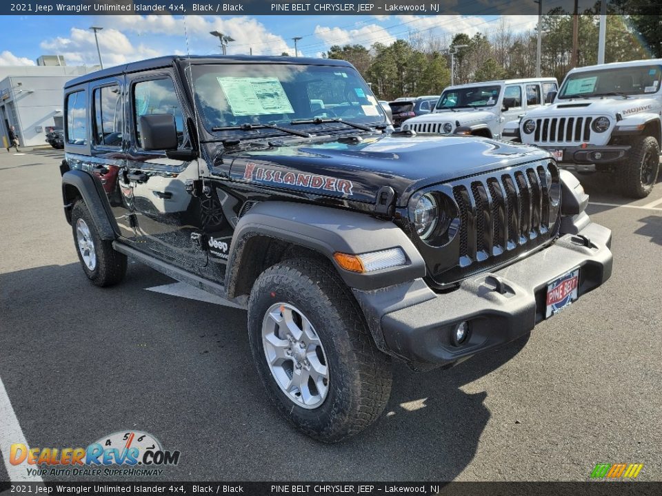 2021 Jeep Wrangler Unlimited Islander 4x4 Black / Black Photo #1