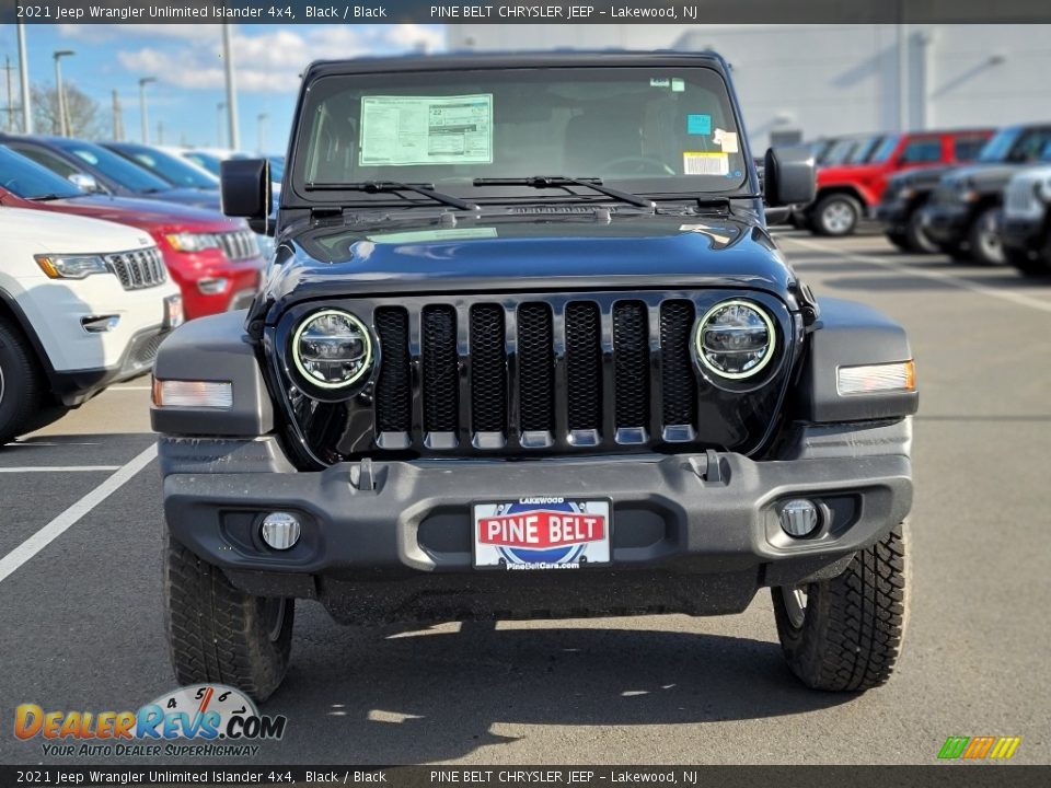 2021 Jeep Wrangler Unlimited Islander 4x4 Black / Black Photo #3