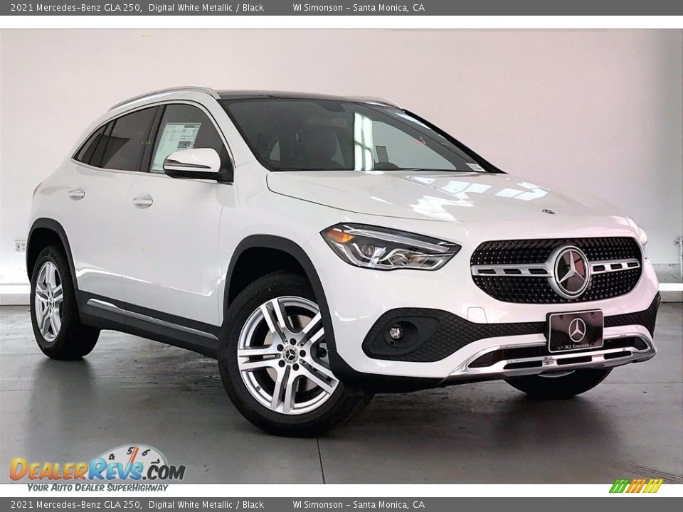 2021 Mercedes-Benz GLA 250 Digital White Metallic / Black Photo #12