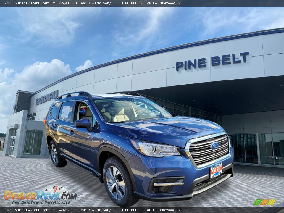 2021 Subaru Ascent Premium Abyss Blue Pearl / Warm Ivory Photo #1