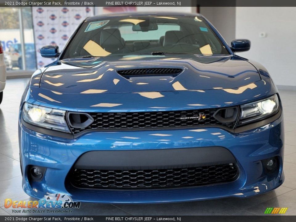 2021 Dodge Charger Scat Pack Frostbite / Black Photo #3