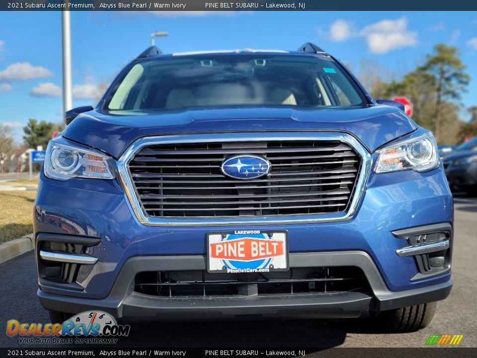 2021 Subaru Ascent Premium Abyss Blue Pearl / Warm Ivory Photo #3