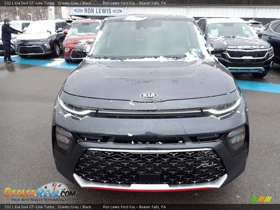 2021 Kia Soul GT-Line Turbo Gravity Gray / Black Photo #4