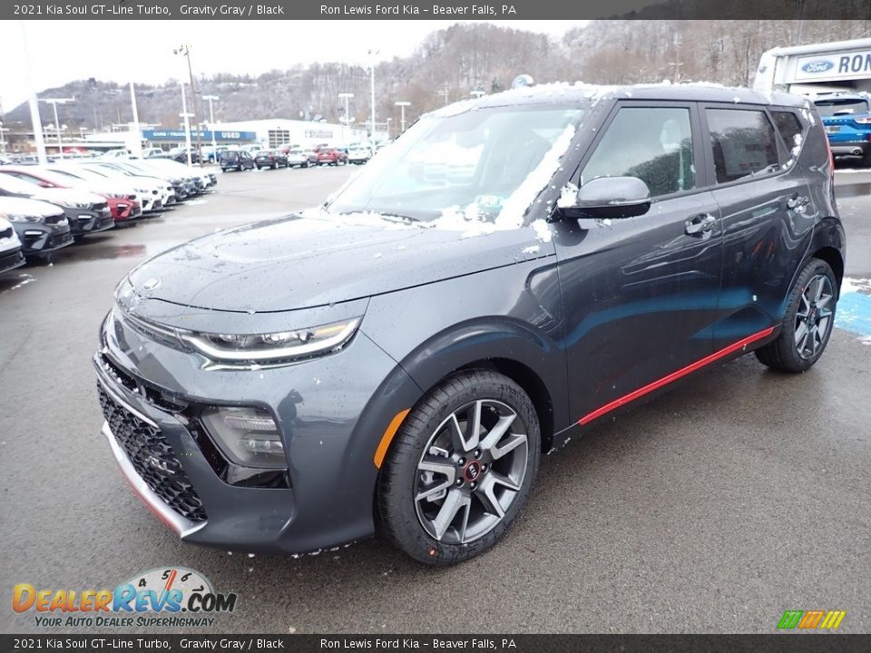 2021 Kia Soul GT-Line Turbo Gravity Gray / Black Photo #5