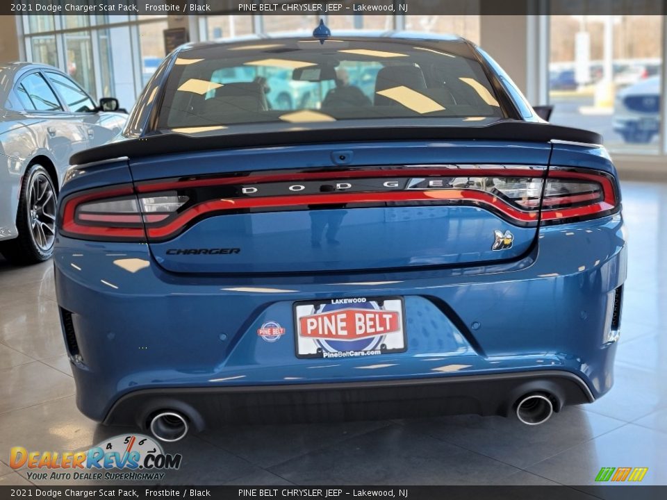 2021 Dodge Charger Scat Pack Frostbite / Black Photo #7